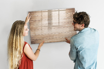 Dry erase magnetic board Brick world map