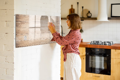 Dry erase magnetic board Brick world map