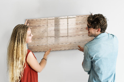 Magnetic board with marker Brick world map