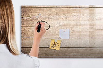 Magnetic board with marker Brick world map