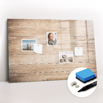 Dry erase magnetic board Brick world map