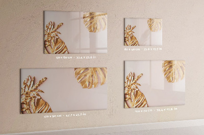 Magnetic dry erase board Wooden texture
