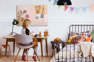 Magnetic dry erase board Wooden texture