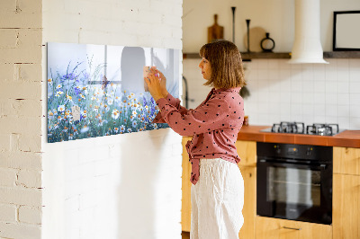 Magnetic board for drawing Butterfly in the meadow