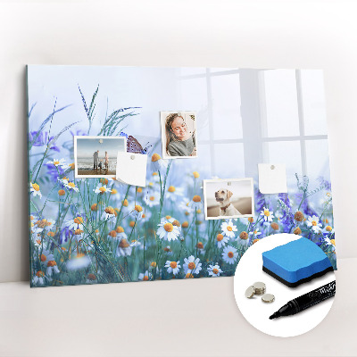 Magnetic dry erase board Butterfly in the meadow