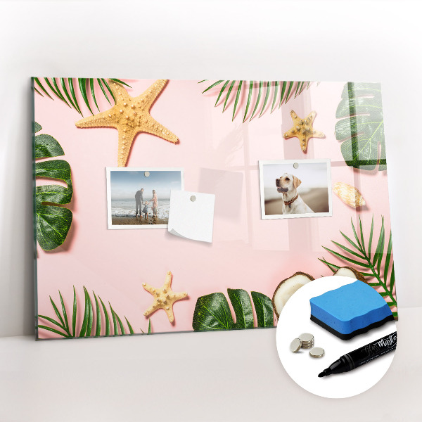 Magnetic dry erase board Summer mood