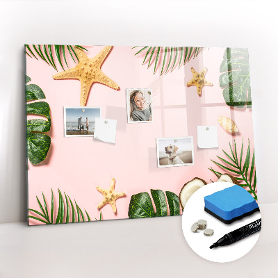 Magnetic dry erase board Summer mood