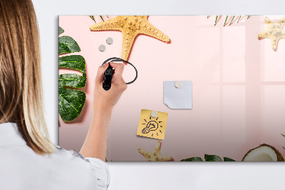 Magnetic dry erase board Summer mood