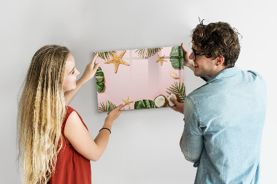 Magnetic dry erase board Summer mood