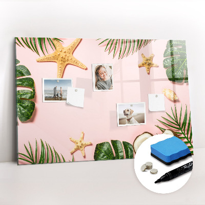 Magnetic dry erase board Summer mood