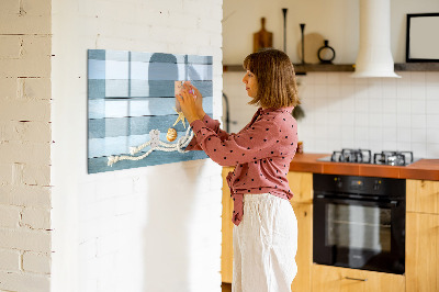 Magnetic dry erase board Boards stripes shell