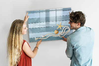 Magnetic dry erase board Boards stripes shell