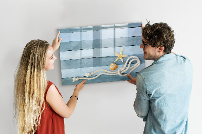 Magnetic dry erase board Boards stripes shell