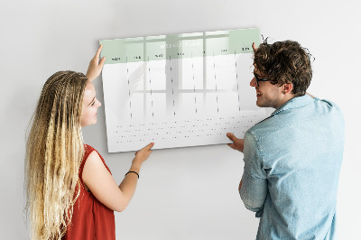 Magnetic dry erase board Weekly planner