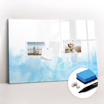 Magnetic dry erase board Painted spots