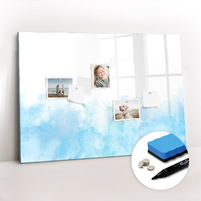 Magnetic dry erase board Painted spots