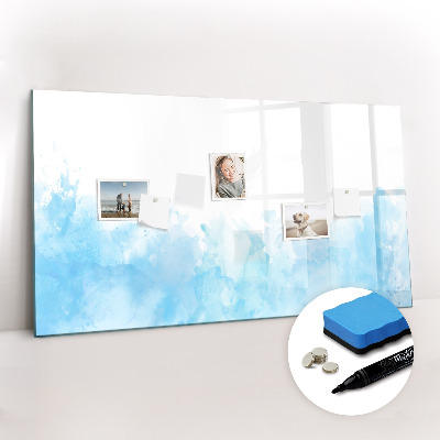 Magnetic dry erase board Painted spots