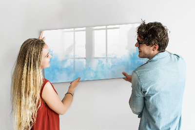 Magnetic dry erase board Painted spots