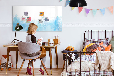 Magnetic board for writing Painted spots