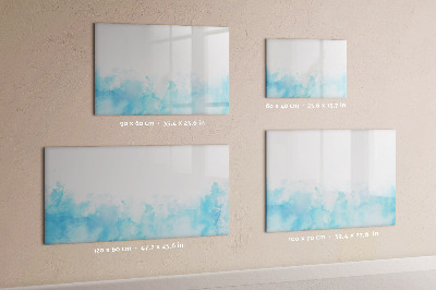 Magnetic dry erase board Painted spots