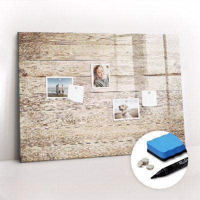 Magnetic board for drawing Wooden panels