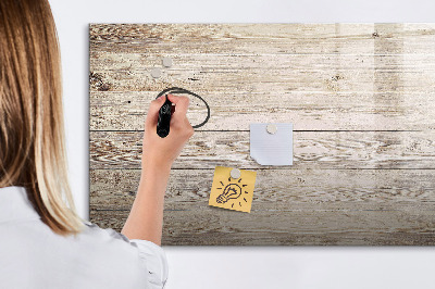 Dry erase magnetic board Wooden panels
