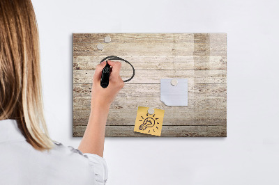 Dry erase magnetic board Wooden panels