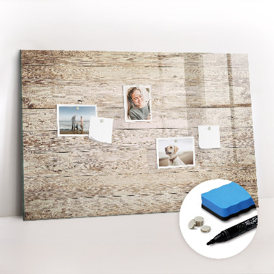 Dry erase magnetic board Wooden panels