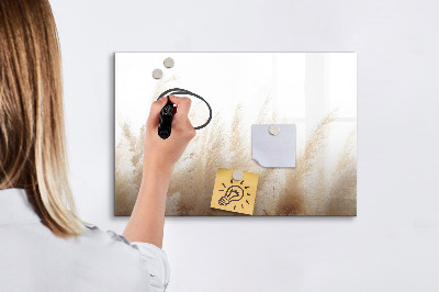 Dry erase magnetic board Cereal abstraction