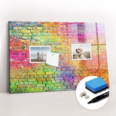 Dry erase magnetic board Painted wall