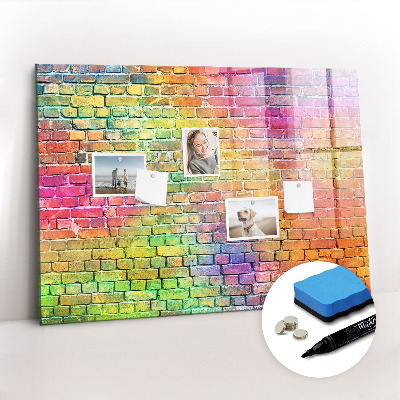 Dry erase magnetic board Painted wall