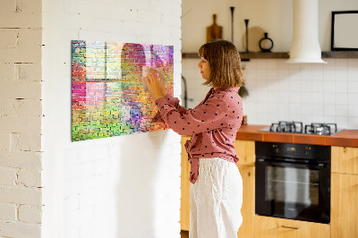 Dry erase magnetic board Painted wall