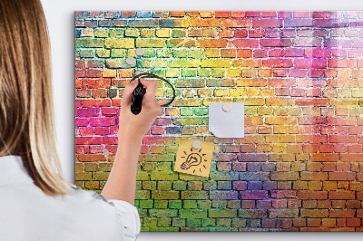 Dry erase magnetic board Painted wall