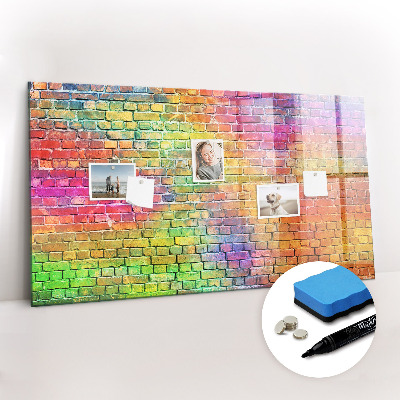 Dry erase magnetic board Painted wall