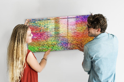 Dry erase magnetic board Painted wall