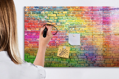 Dry erase magnetic board Painted wall