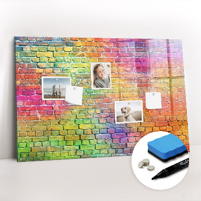 Dry erase magnetic board Painted wall
