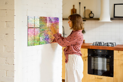 Dry erase magnetic board Painted wall