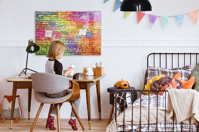 Magnetic drawing board Painted wall