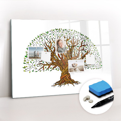 Magnetic dry erase board Tree roots