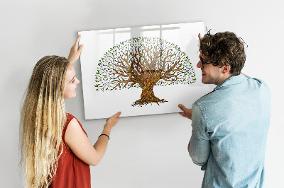 Magnetic dry erase board Tree roots