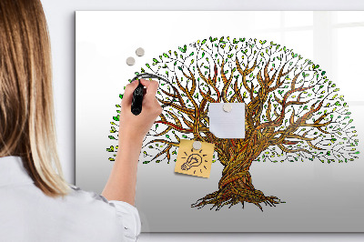Magnetic dry erase board Tree roots