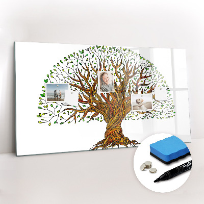 Magnetic dry erase board Tree roots