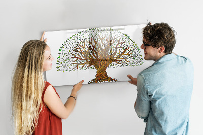 Magnetic dry erase board Tree roots