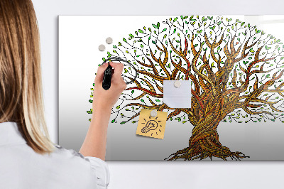 Magnetic dry erase board Tree roots