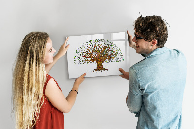 Magnetic dry erase board Tree roots