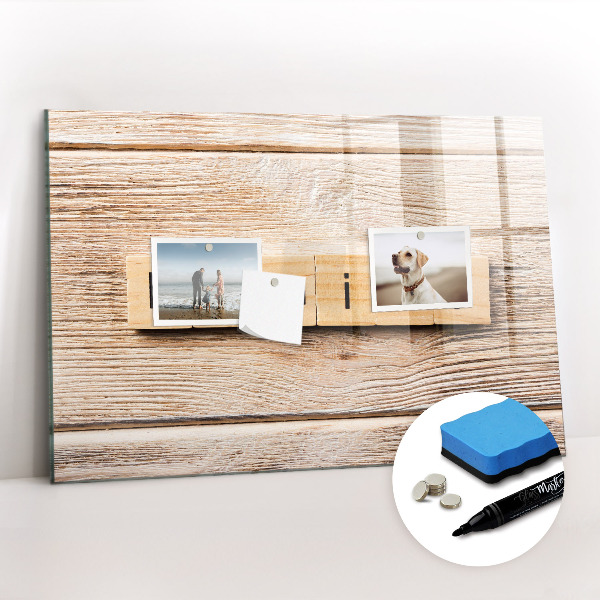 Magnetic dry erase board Family lettering