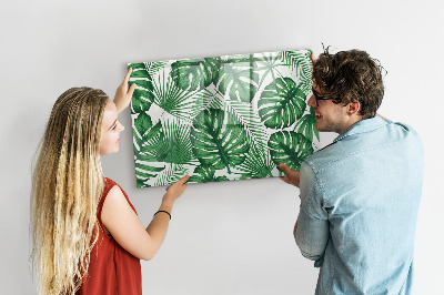 Magnetic drawing board Monstera leaves