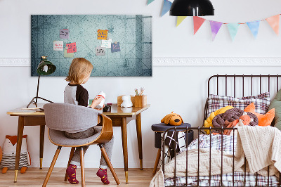 Magnetic dry erase board Vintage map