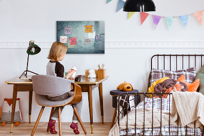 Magnetic dry erase board Vintage map